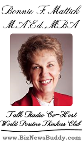 World Positive Thinkers Club Talk Radio Co-Host Bonnie Mattick - Author - Speaker