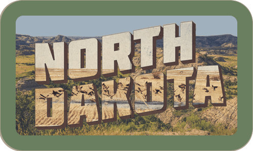 North Dakota Sign by Buddy