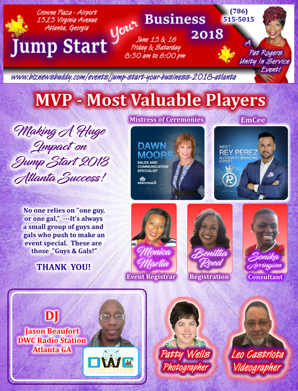 Working at Jump Start Your Business 2018